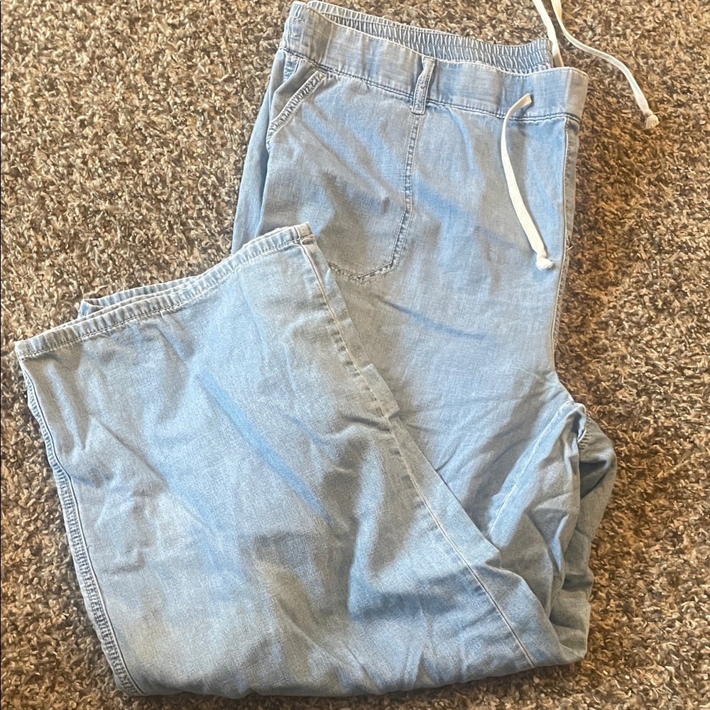 Light Blue Drawstring Pants
